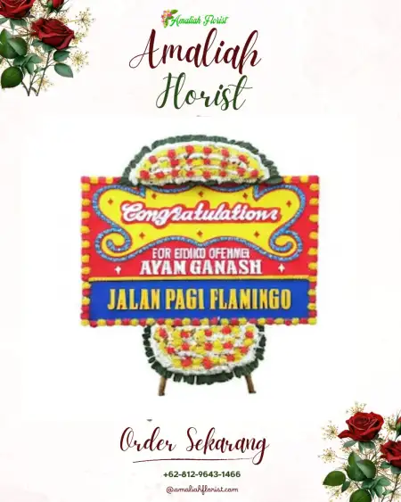 Sewa Papan Bunga Ganjar Agung